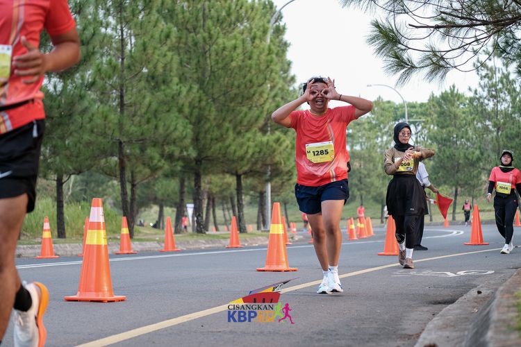 Race photo from CISANGKAN KBP CITY RUN 2025