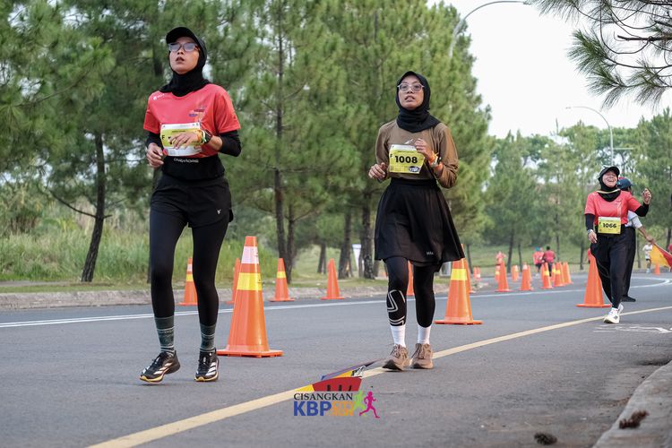 Race photo from CISANGKAN KBP CITY RUN 2025