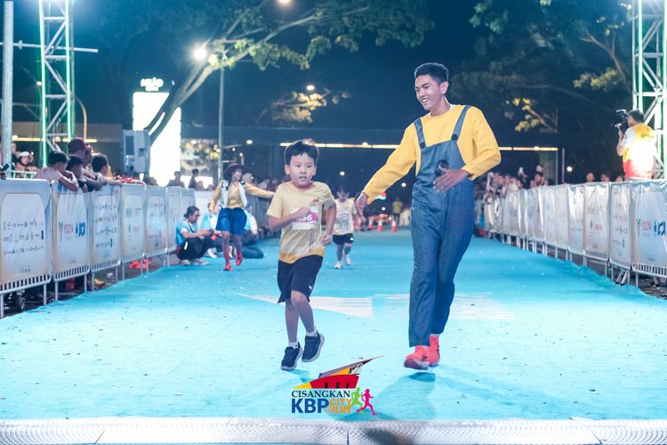 Race photo from CISANGKAN KBP CITY RUN 2025