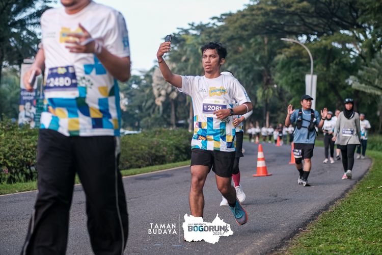 Race photo from Taman Budaya x BOGORUN 2025