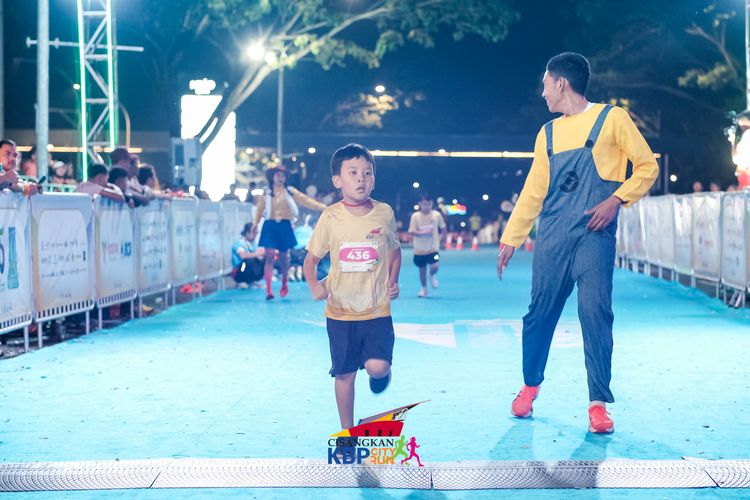 Race photo from CISANGKAN KBP CITY RUN 2025