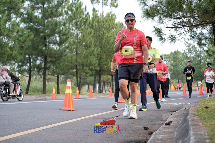 Race photo from CISANGKAN KBP CITY RUN 2025