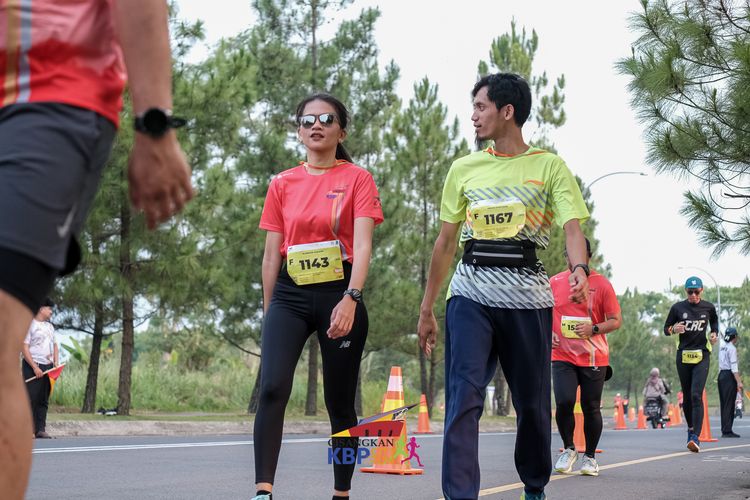 Race photo from CISANGKAN KBP CITY RUN 2025