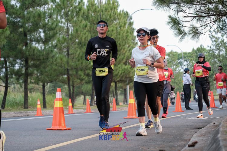 Race photo from CISANGKAN KBP CITY RUN 2025
