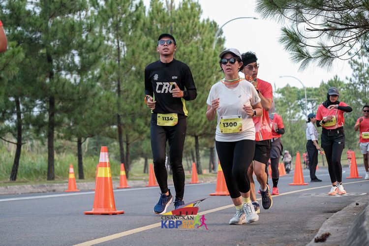 Race photo from CISANGKAN KBP CITY RUN 2025