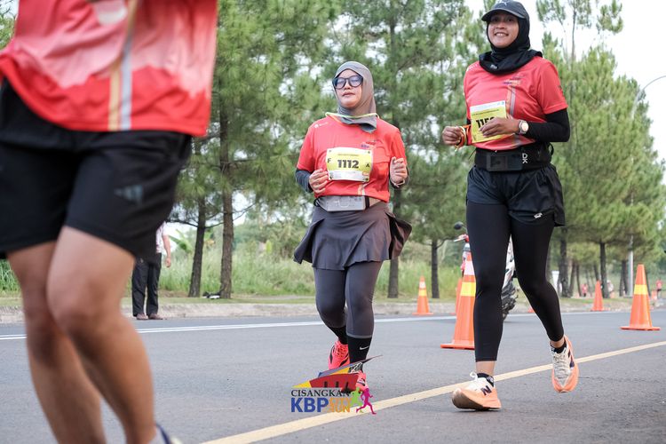 Race photo from CISANGKAN KBP CITY RUN 2025