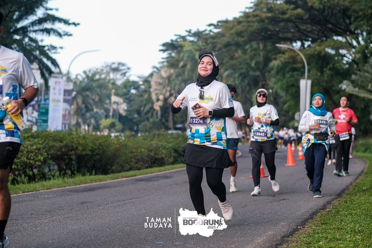 Race photo from Taman Budaya x BOGORUN 2025