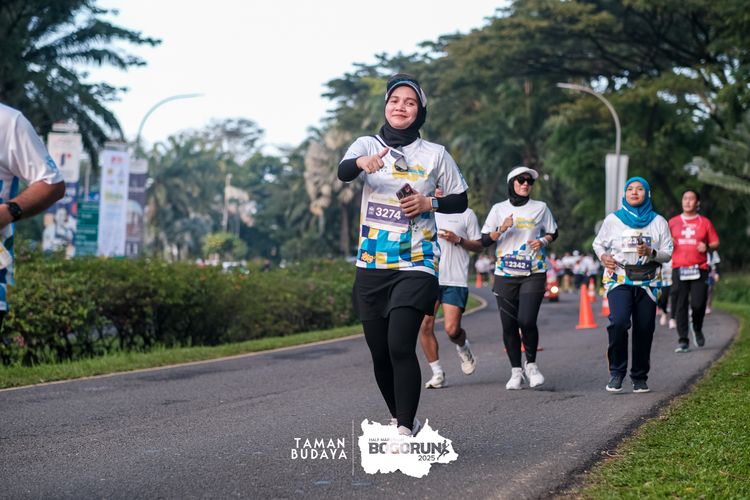 Race photo from Taman Budaya x BOGORUN 2025