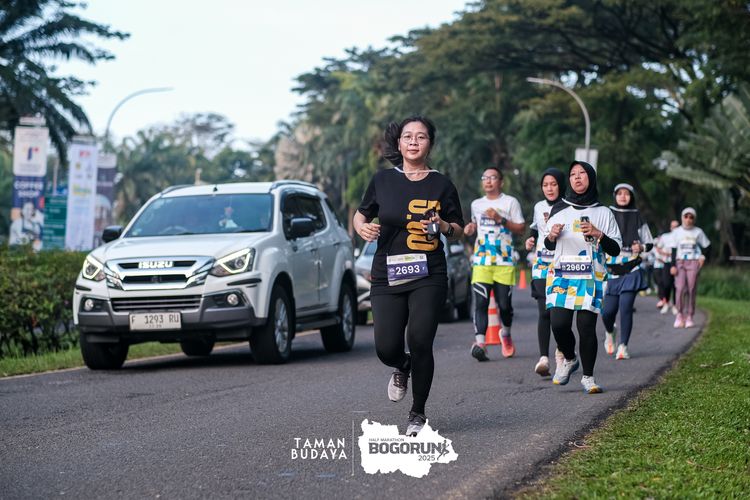 Race photo from Taman Budaya x BOGORUN 2025