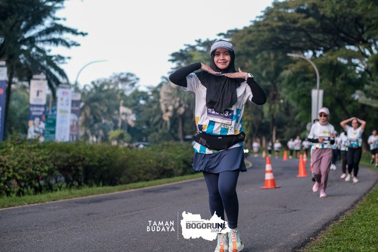 Race photo from Taman Budaya x BOGORUN 2025