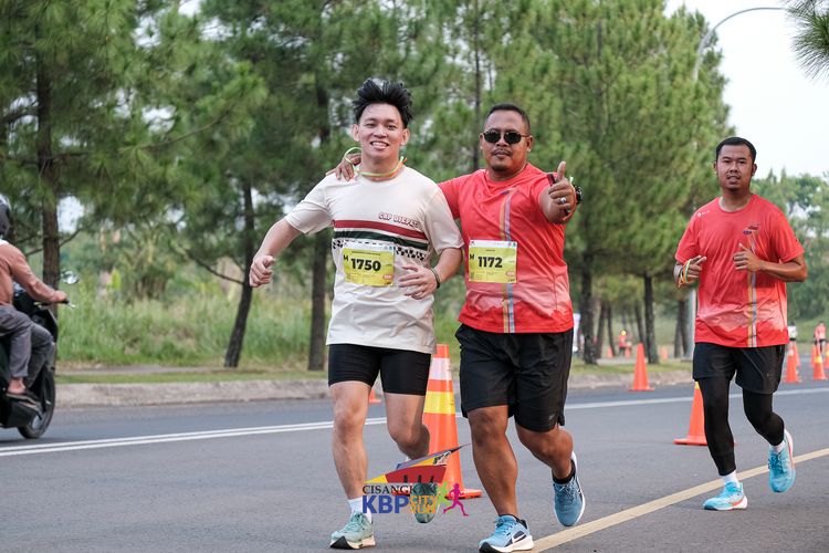 Race photo from CISANGKAN KBP CITY RUN 2025