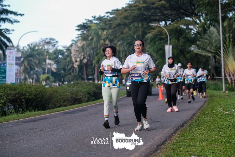 Race photo from Taman Budaya x BOGORUN 2025
