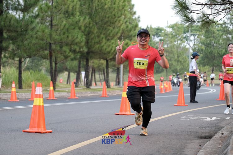 Race photo from CISANGKAN KBP CITY RUN 2025