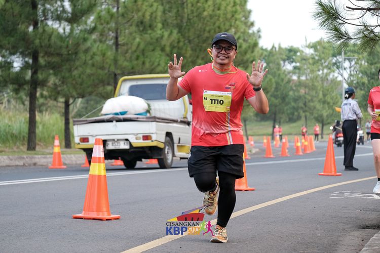 Race photo from CISANGKAN KBP CITY RUN 2025