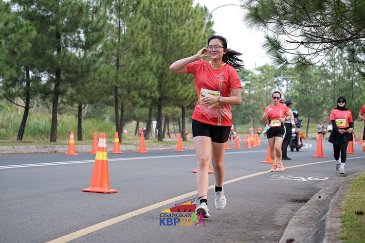 Race photo from CISANGKAN KBP CITY RUN 2025
