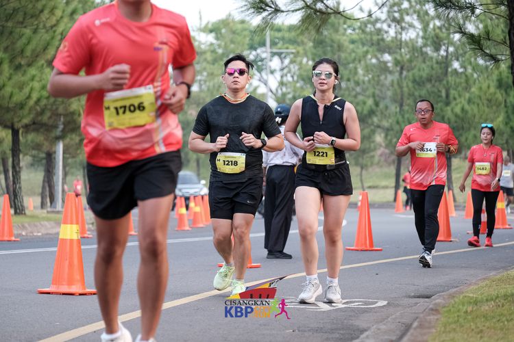 Race photo from CISANGKAN KBP CITY RUN 2025