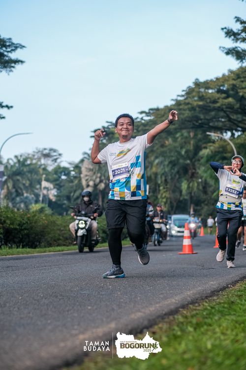 Race photo from Taman Budaya x BOGORUN 2025