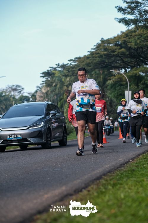 Race photo from Taman Budaya x BOGORUN 2025