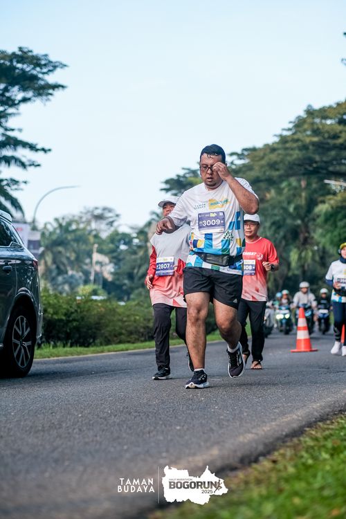 Race photo from Taman Budaya x BOGORUN 2025