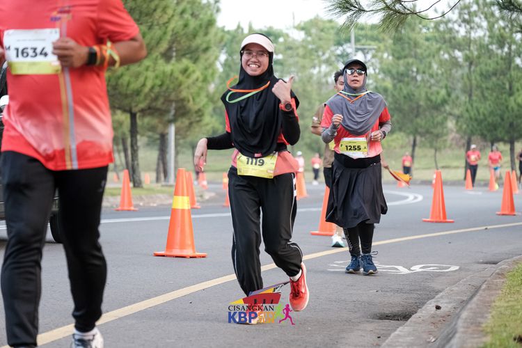Race photo from CISANGKAN KBP CITY RUN 2025