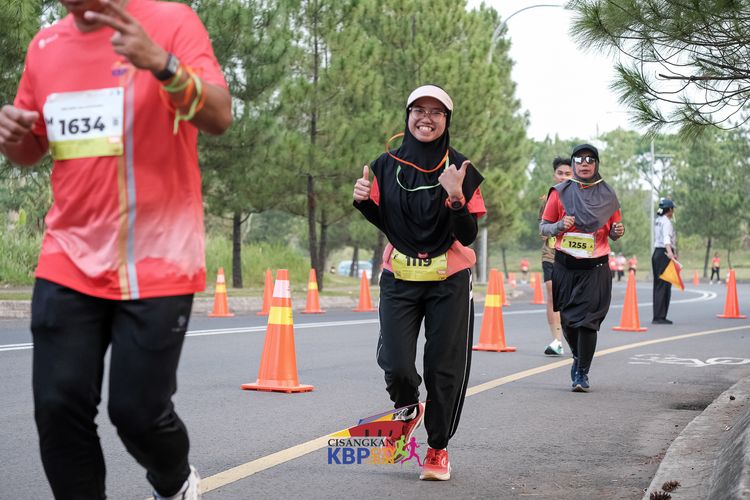 Race photo from CISANGKAN KBP CITY RUN 2025