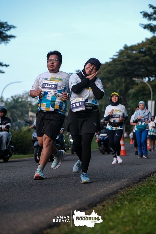 Race photo from Taman Budaya x BOGORUN 2025