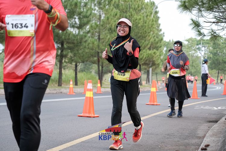 Race photo from CISANGKAN KBP CITY RUN 2025