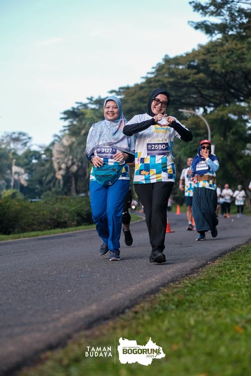 Race photo from Taman Budaya x BOGORUN 2025