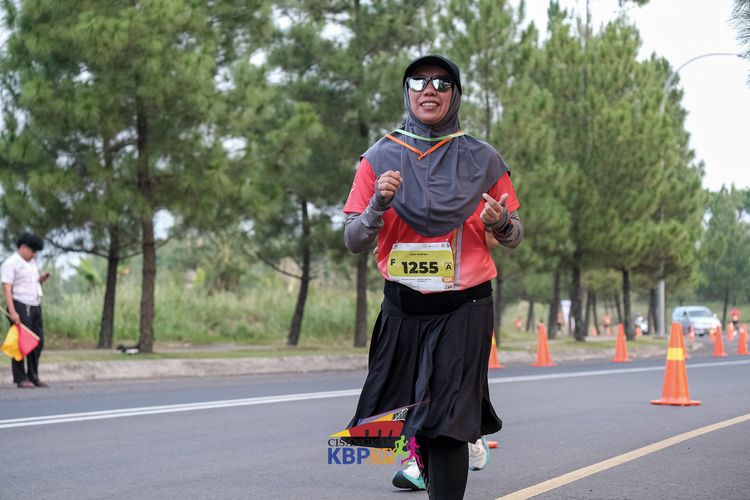 Race photo from CISANGKAN KBP CITY RUN 2025
