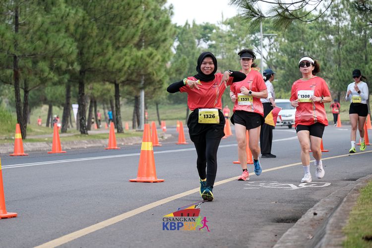 Race photo from CISANGKAN KBP CITY RUN 2025