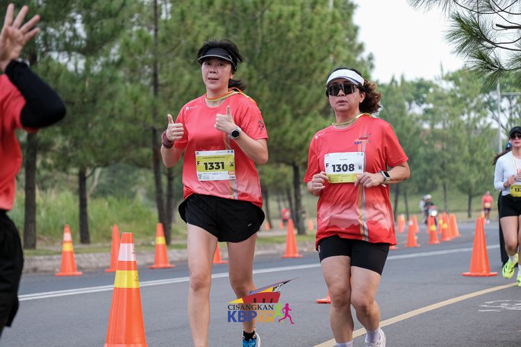 Race photo from CISANGKAN KBP CITY RUN 2025