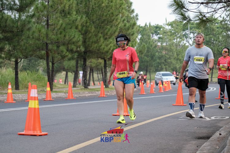 Race photo from CISANGKAN KBP CITY RUN 2025