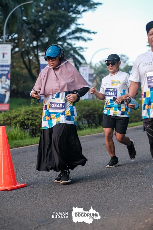 Race photo from Taman Budaya x BOGORUN 2025