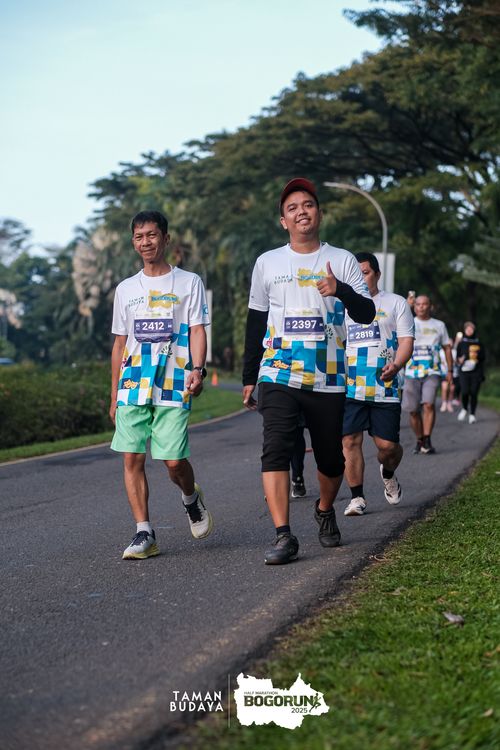 Race photo from Taman Budaya x BOGORUN 2025