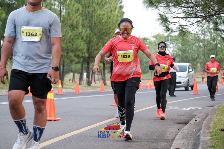 Race photo from CISANGKAN KBP CITY RUN 2025