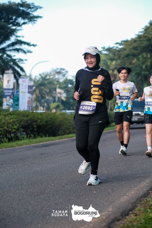 Race photo from Taman Budaya x BOGORUN 2025