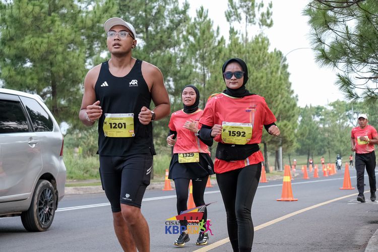 Race photo from CISANGKAN KBP CITY RUN 2025