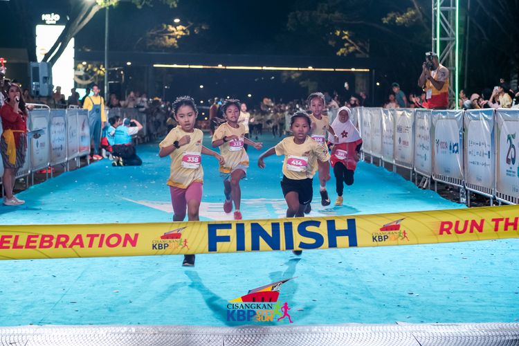 Race photo from CISANGKAN KBP CITY RUN 2025
