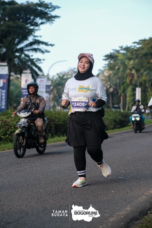 Race photo from Taman Budaya x BOGORUN 2025