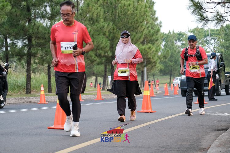 Race photo from CISANGKAN KBP CITY RUN 2025