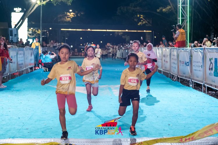 Race photo from CISANGKAN KBP CITY RUN 2025