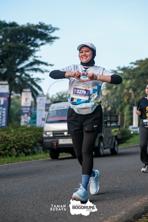 Race photo from Taman Budaya x BOGORUN 2025