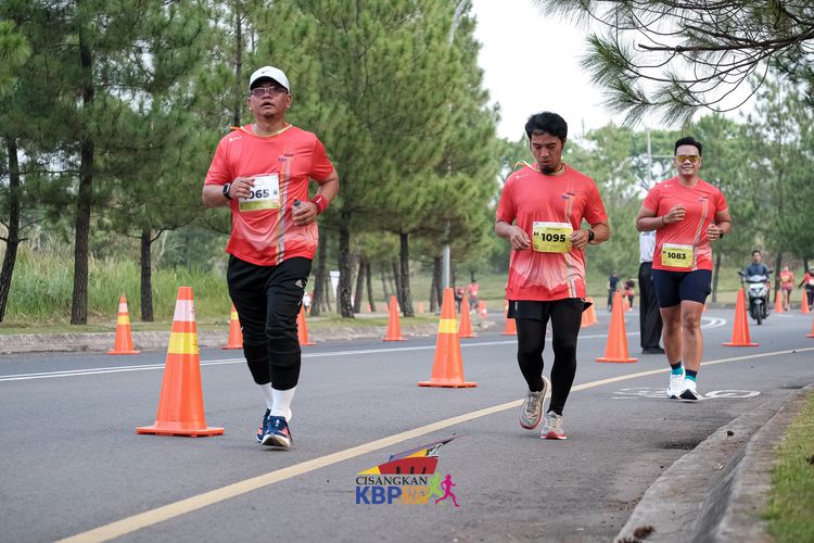 Race photo from CISANGKAN KBP CITY RUN 2025