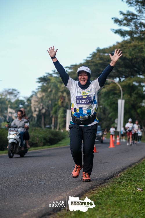 Race photo from Taman Budaya x BOGORUN 2025