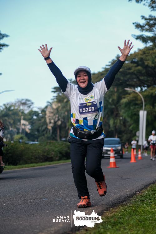Race photo from Taman Budaya x BOGORUN 2025
