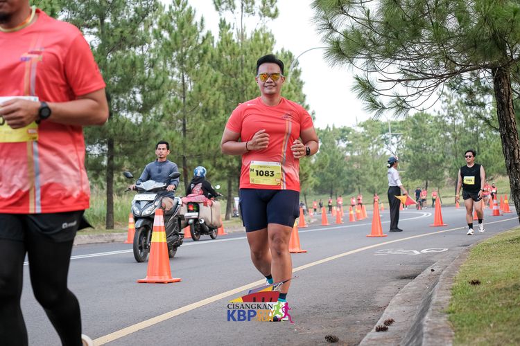 Race photo from CISANGKAN KBP CITY RUN 2025