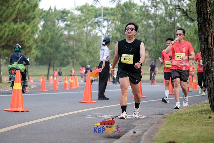 Race photo from CISANGKAN KBP CITY RUN 2025