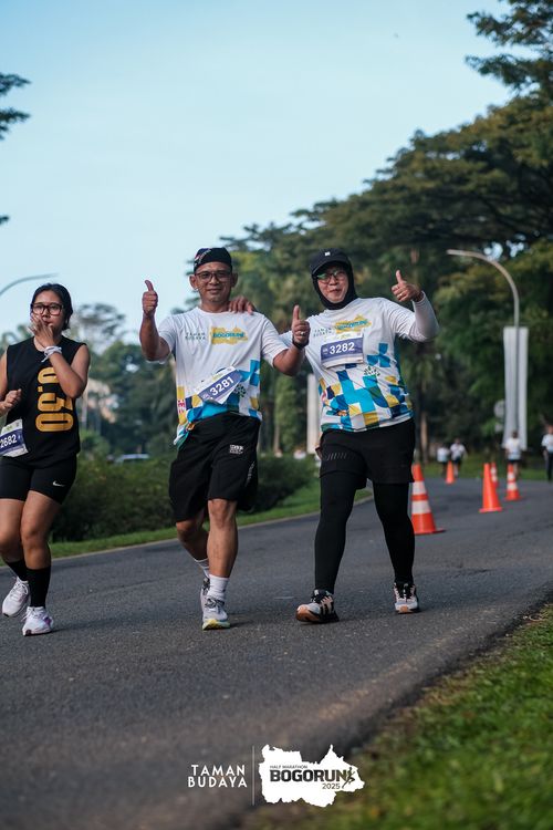 Race photo from Taman Budaya x BOGORUN 2025