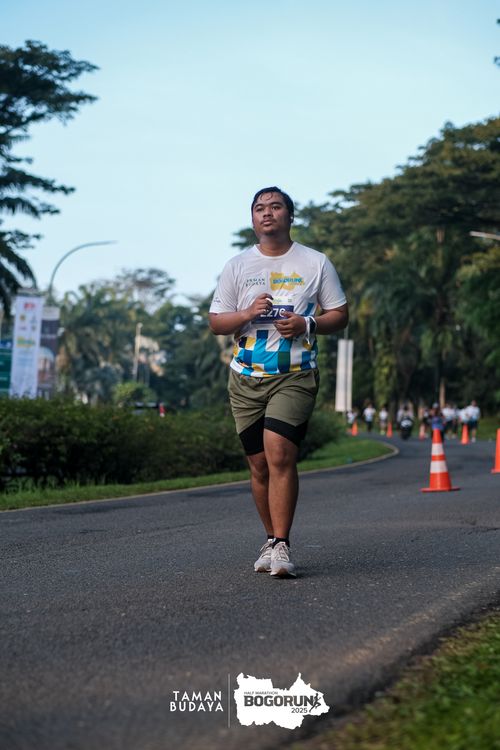 Race photo from Taman Budaya x BOGORUN 2025