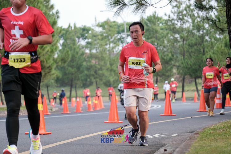 Race photo from CISANGKAN KBP CITY RUN 2025